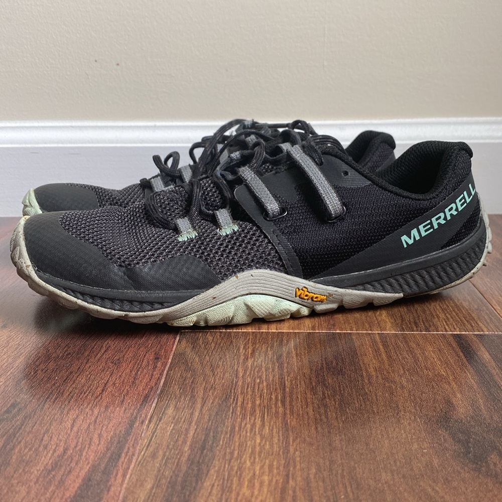 4/$20 Merrell Women’s Trail Glove 6 Barefoot Vibram Running Shoes J135384 Size 7